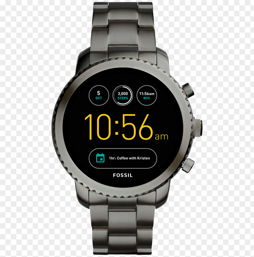 Smartphone Watches Fossil Q Explorist Gen 3 Smartwatch Group Venture PNG
