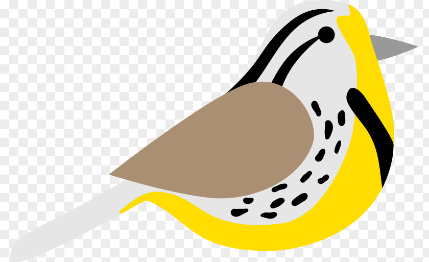 Yellow Bird Kansas Western Meadowlark Eastern Clip Art PNG