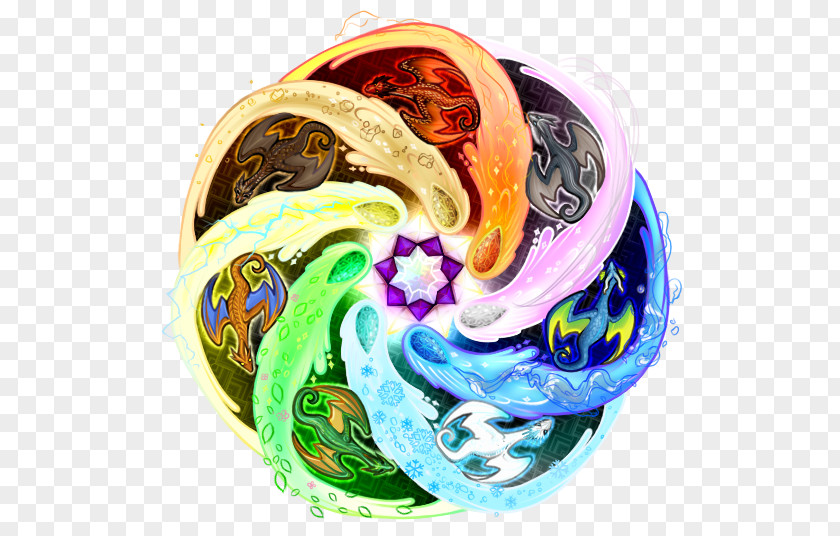 Chinese Wind Element Elemental Classical Fire Air Color PNG