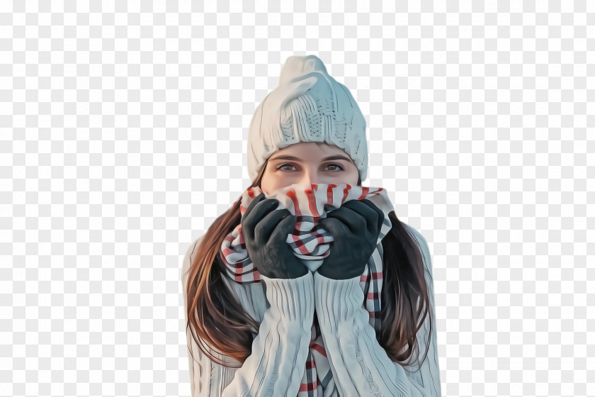 Costume Bonnet Winter Girl PNG