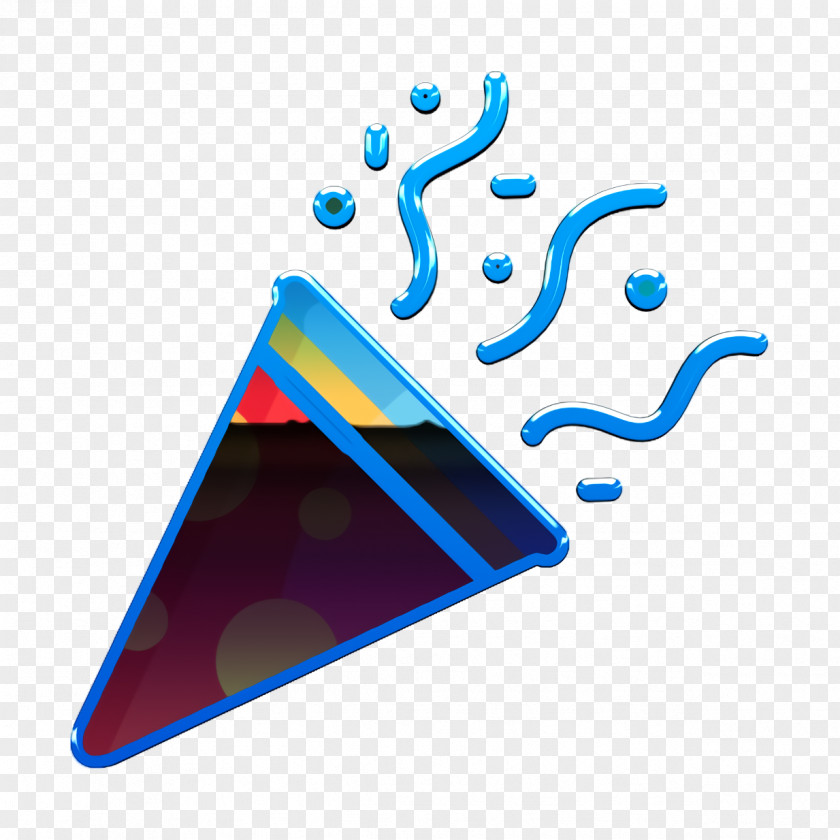 Logo Triangle Birthday Icon Celebrations Confetti PNG