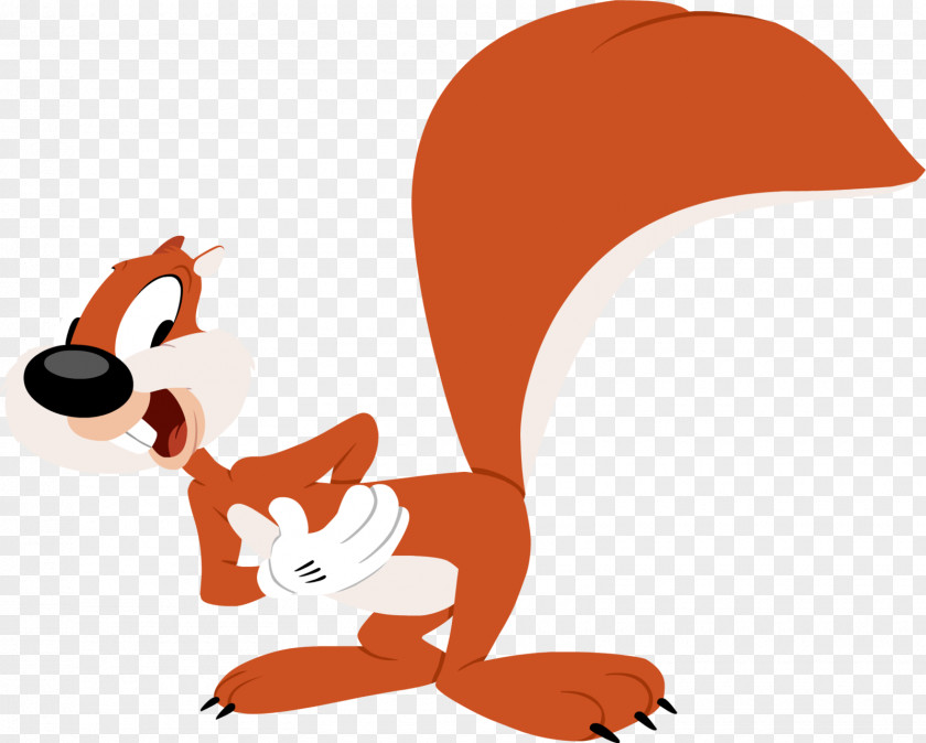 Squirrel Screwy Animated Cartoon PNG
