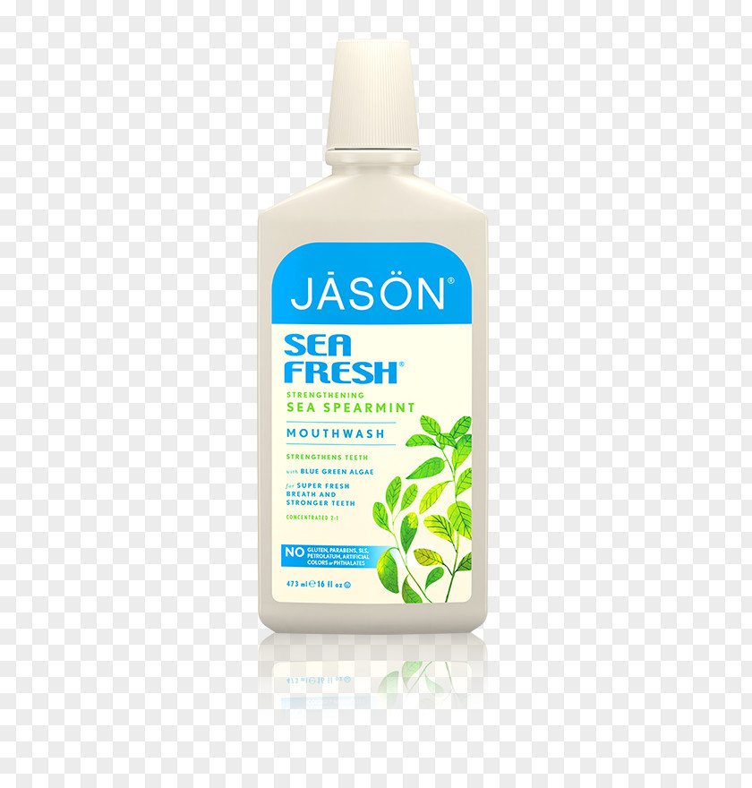 Fresh Mouth JĀSÖN Healthy Mouthwash Sea Toothpaste Dental Care PNG