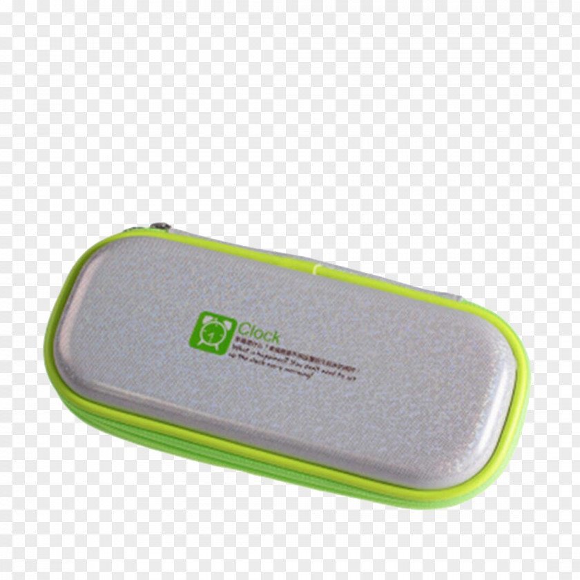 Green White Pencil Case PNG