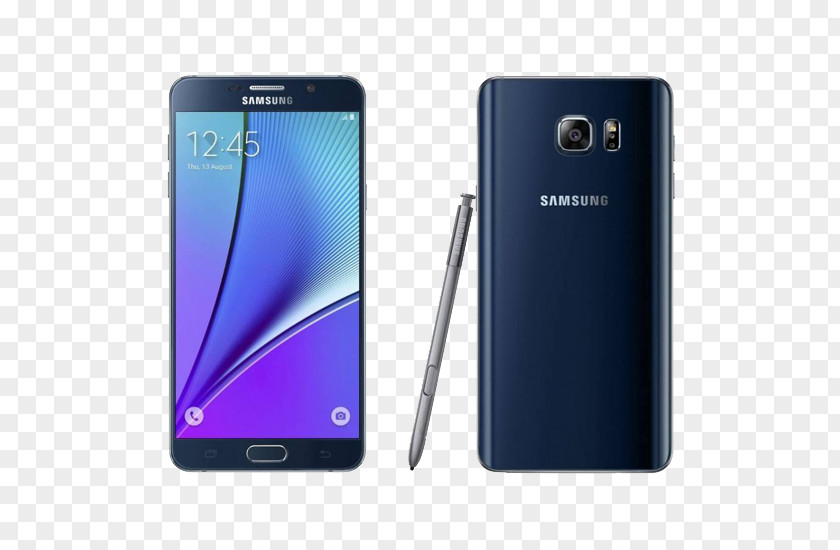 Samsung Galaxy Note 5 Telephone Black Sapphire LTE PNG