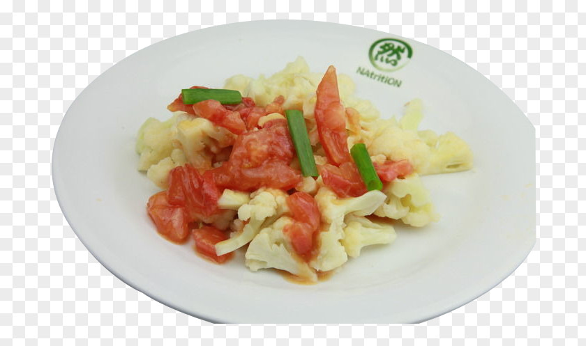Tomatoes, Cauliflower Scrambled Eggs Tomato Vegetarian Cuisine PNG
