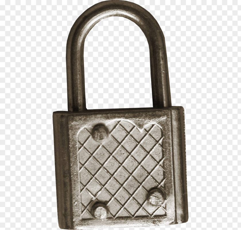 Vintage Lock Padlock Door Handle PNG