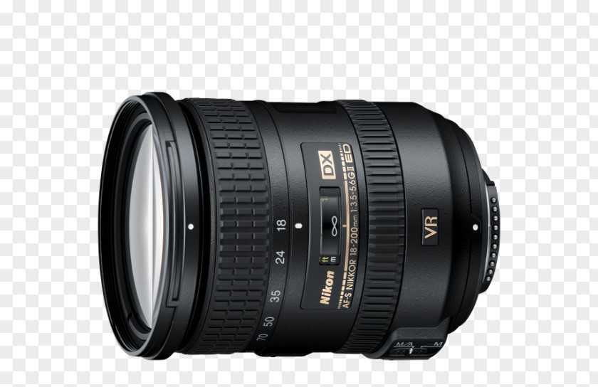 Camera Lens Canon EF-S 18–200mm Nikon AF-S DX Nikkor 35mm F/1.8G PNG