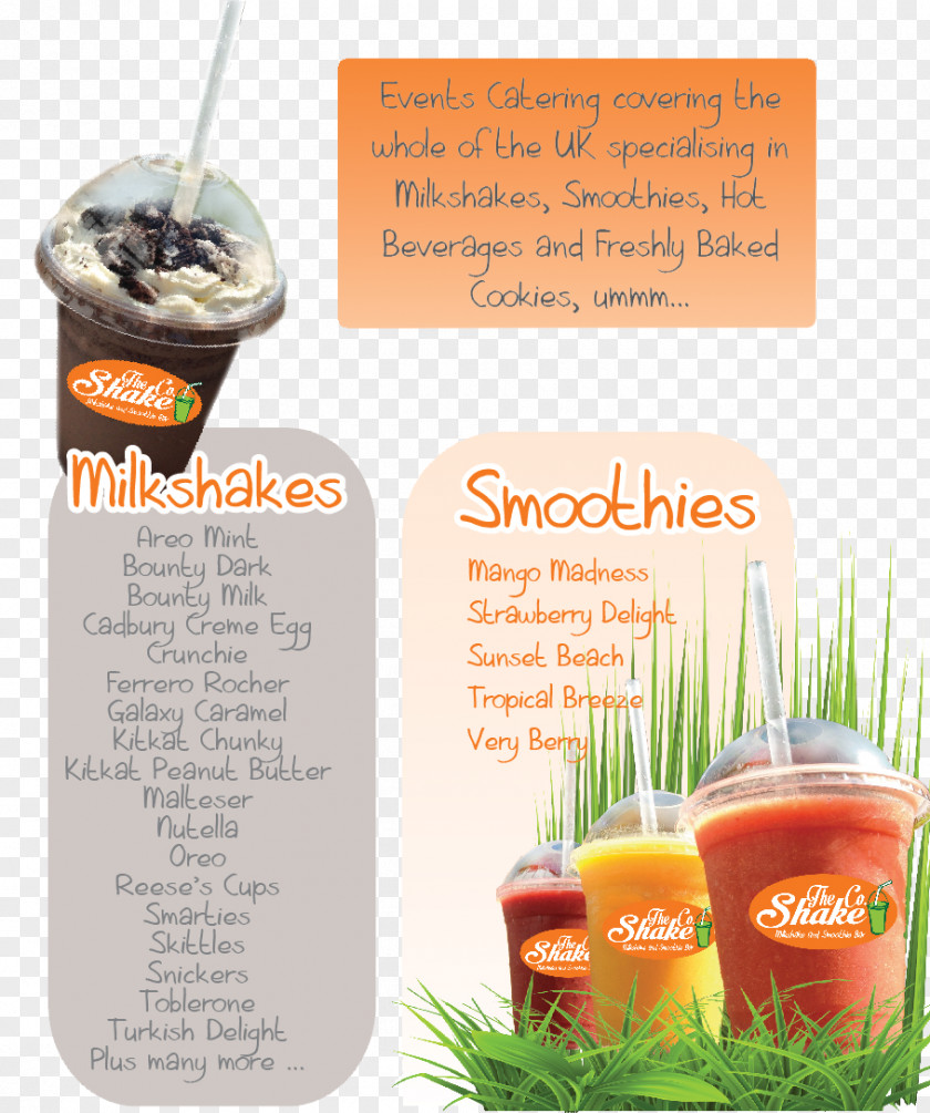 Juice Milkshake Smoothie Flavor Mobile Catering PNG