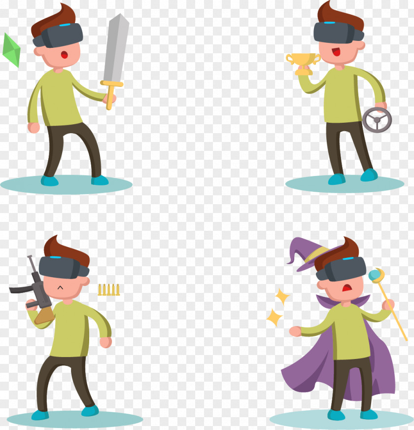 Role-playing Villain Flat Character Virtual Reality Icon PNG
