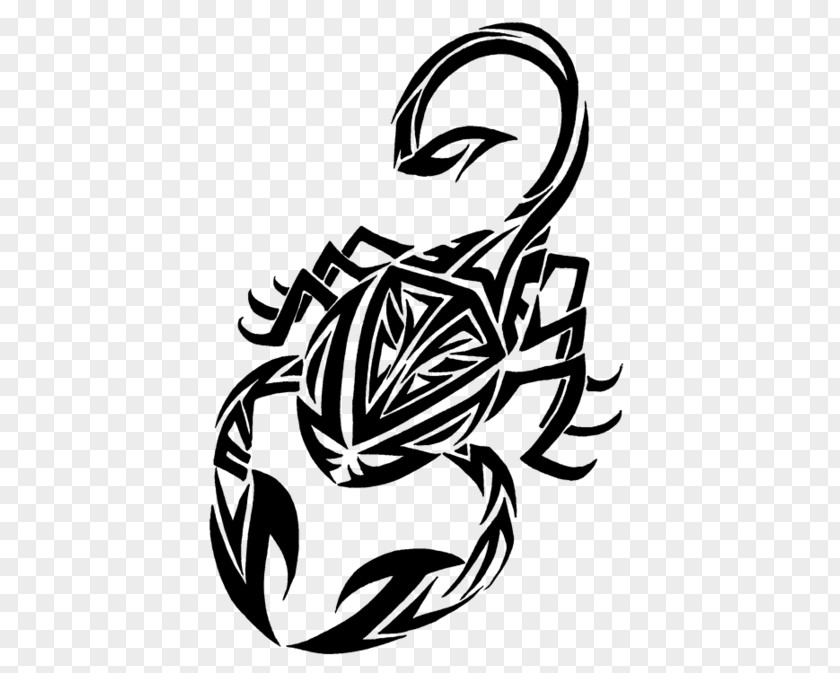 Scorpion Drawing Tattoo Visual Arts Sketch PNG