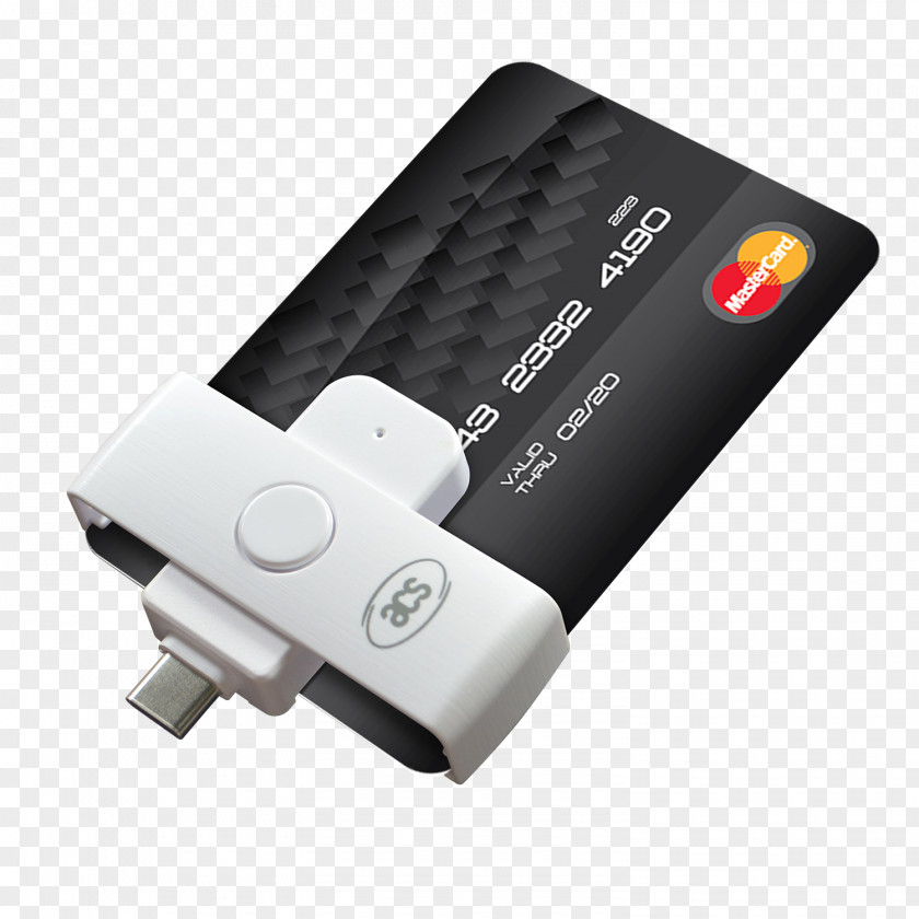 USB Contactless Smart Card Reader PC/SC PNG