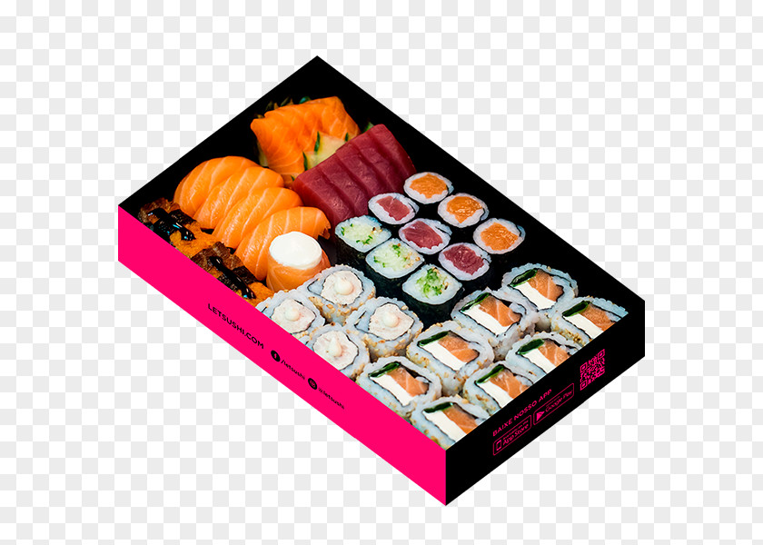 Basic Box California Roll Sashimi Japanese Cuisine Let'Sushi Botafogo Gimbap PNG