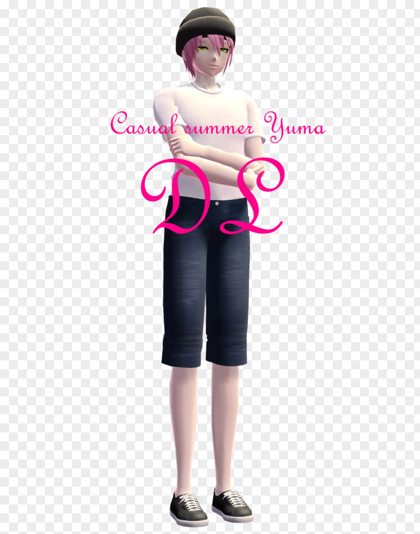 Body Mmd Shoulder Pink M Costume PNG