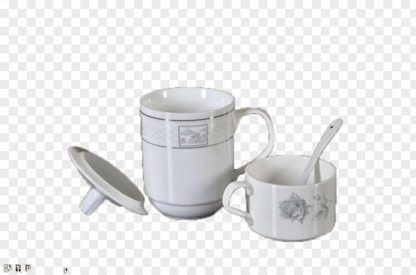 Cup Coffee Ceramic Mug Saucer PNG