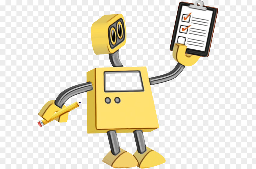 Machine Robot Yellow Line Technology PNG