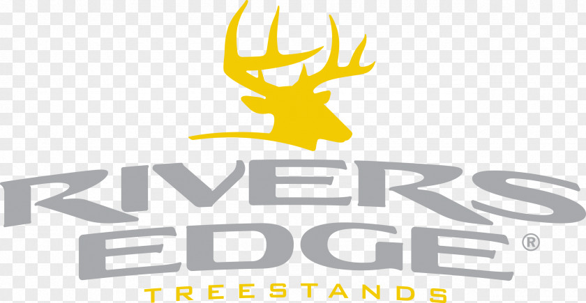 Mountains And River Deer Logo Product Design Brand Yellow PNG
