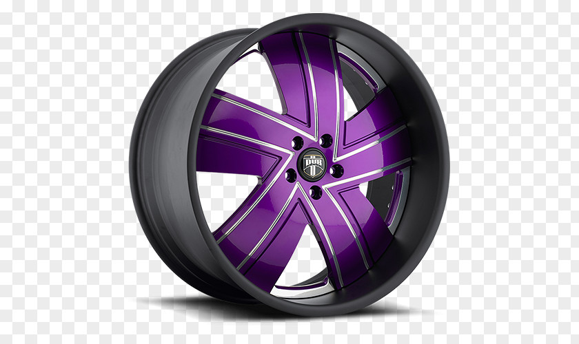 Purple Black Hole Alloy Wheel Car Tire Custom PNG