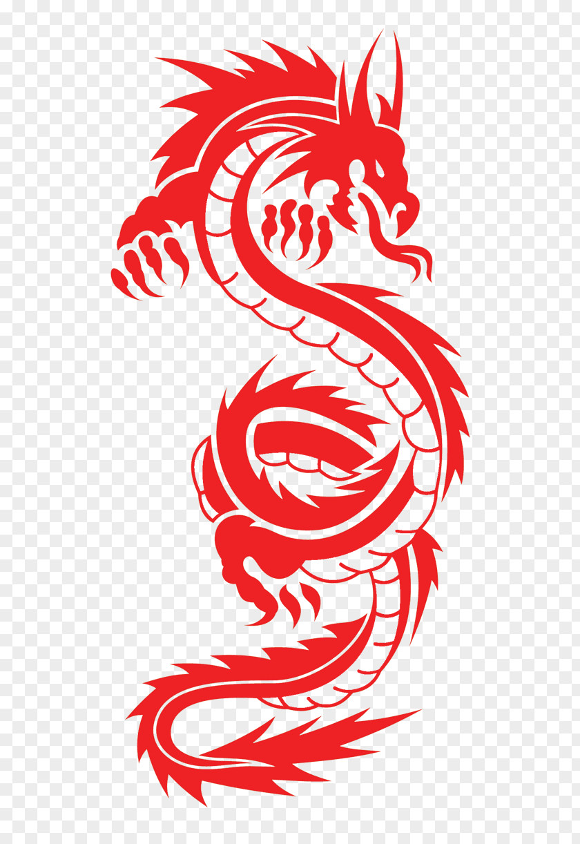 Dragon Tattoo White Drawing Clip Art PNG