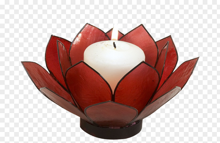 Lotus Po Lamp Tealight Candlestick Nelumbo Nucifera PNG