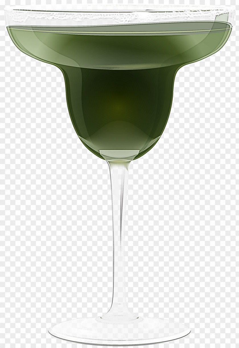Drinkware Distilled Beverage Drink Green Martini Glass Stemware Champagne PNG