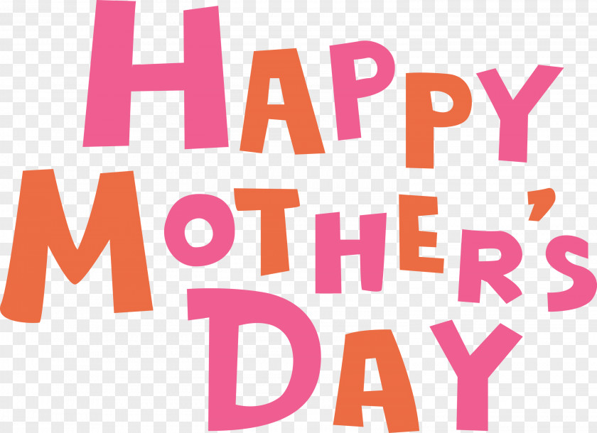 Mothers Day Calligraphy Happy PNG
