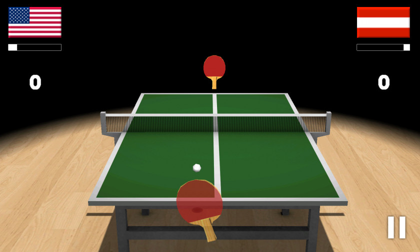 Ping Pong Table Tennis Touch Virtual 3D Android PNG
