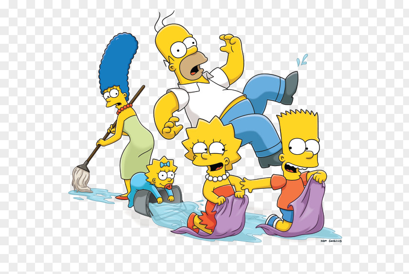 The Simpsons HD Homer Simpson Bart Marge Lisa Maggie PNG