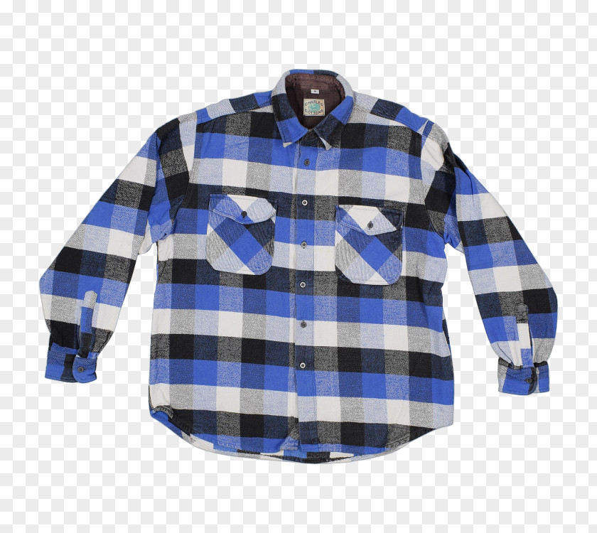 Top Outerwear Check Button PNG