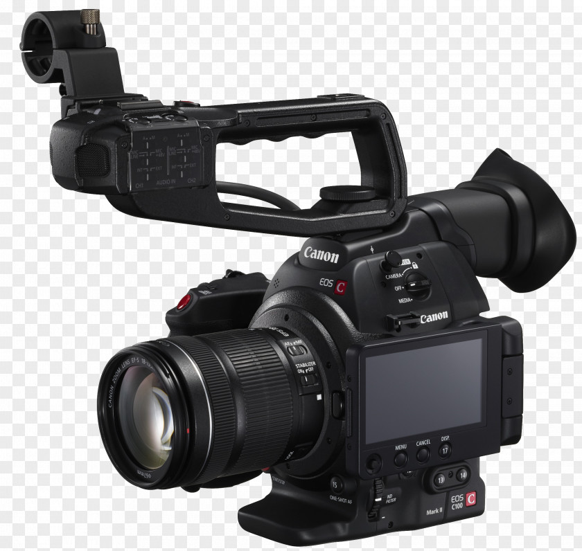 Canon C100 EOS Mark II EF Lens Mount PNG