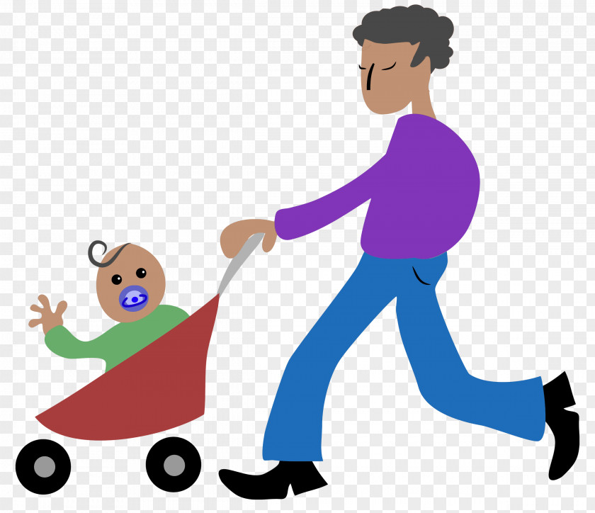Father Baby Transport Clip Art PNG
