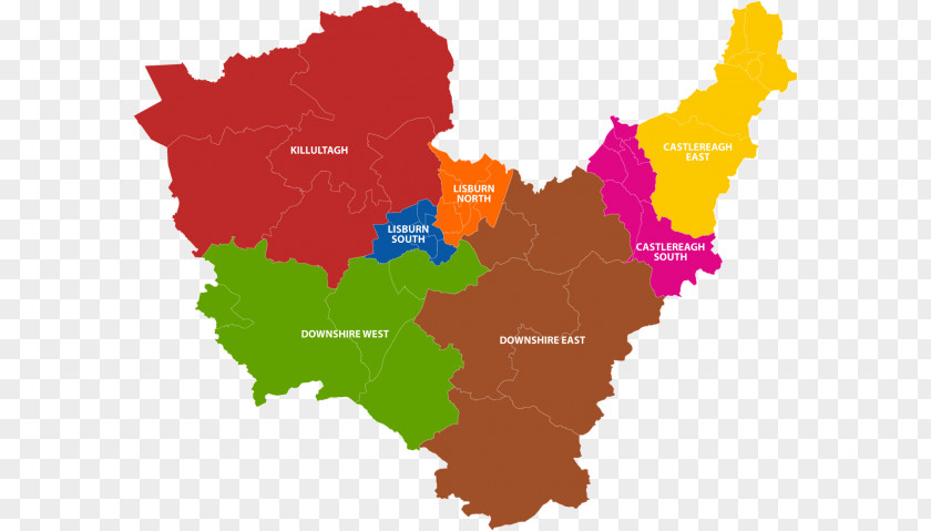 Map Lisburn And Castlereagh Belfast City Carrickfergus PNG