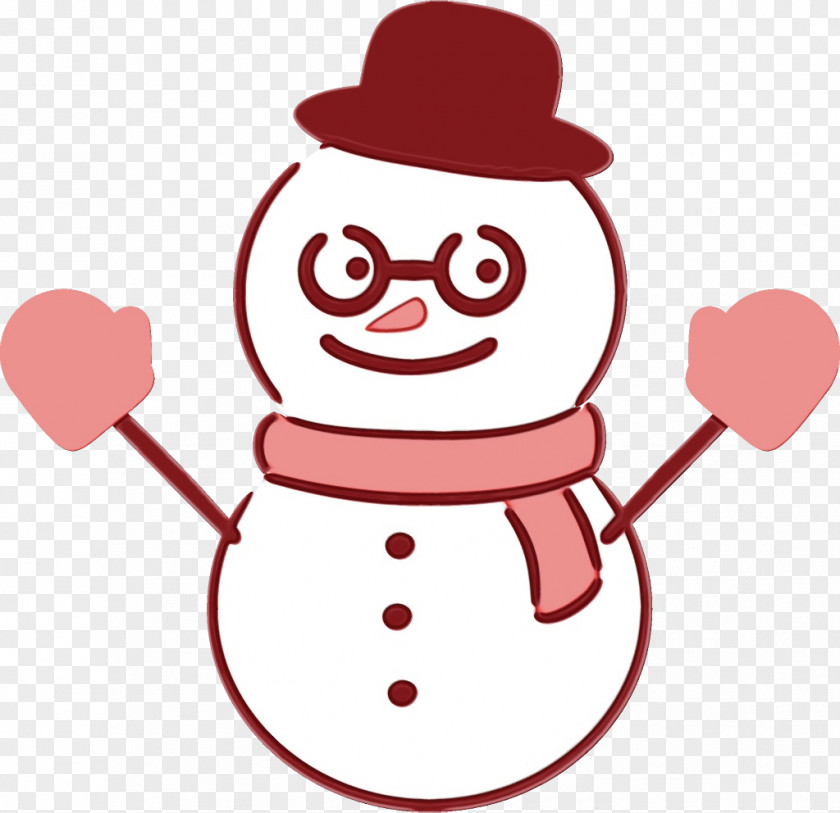 Smile Snowman PNG