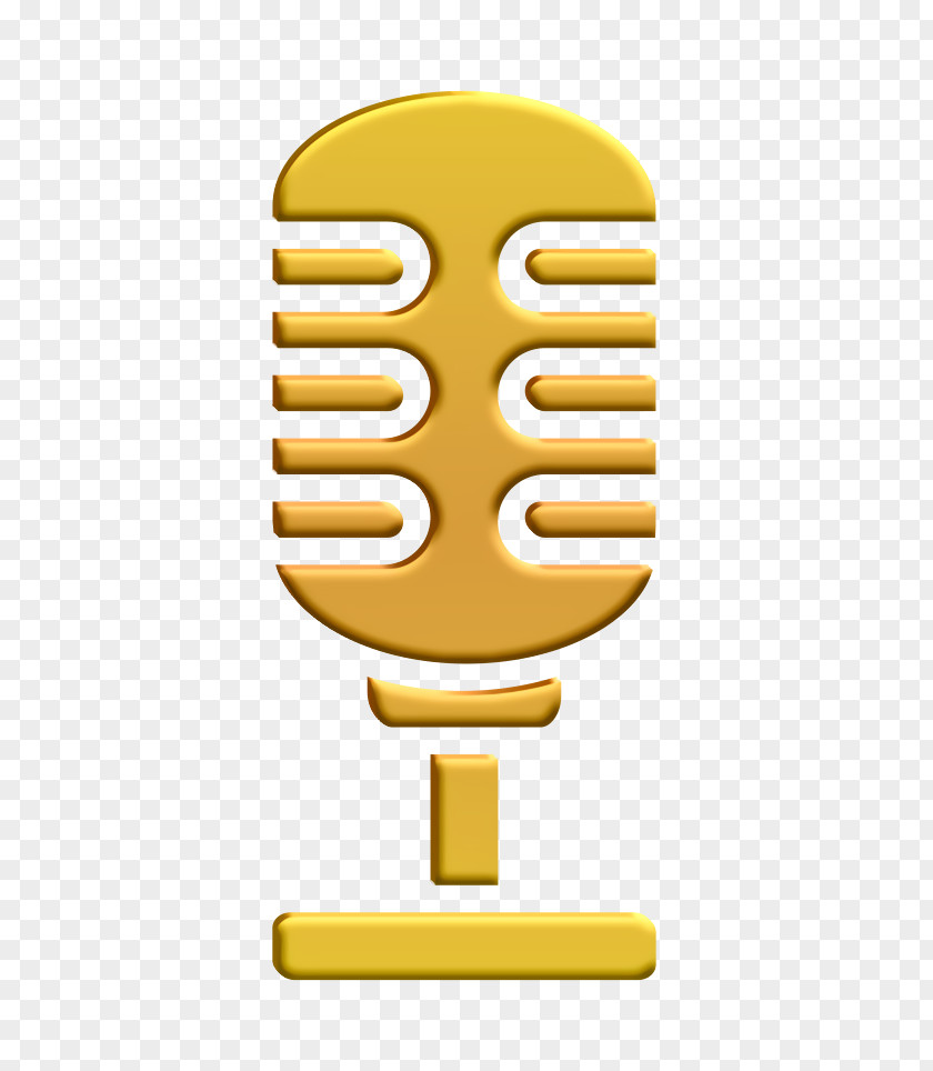 Symbol Yellow Announcement Icon Audio Loud PNG
