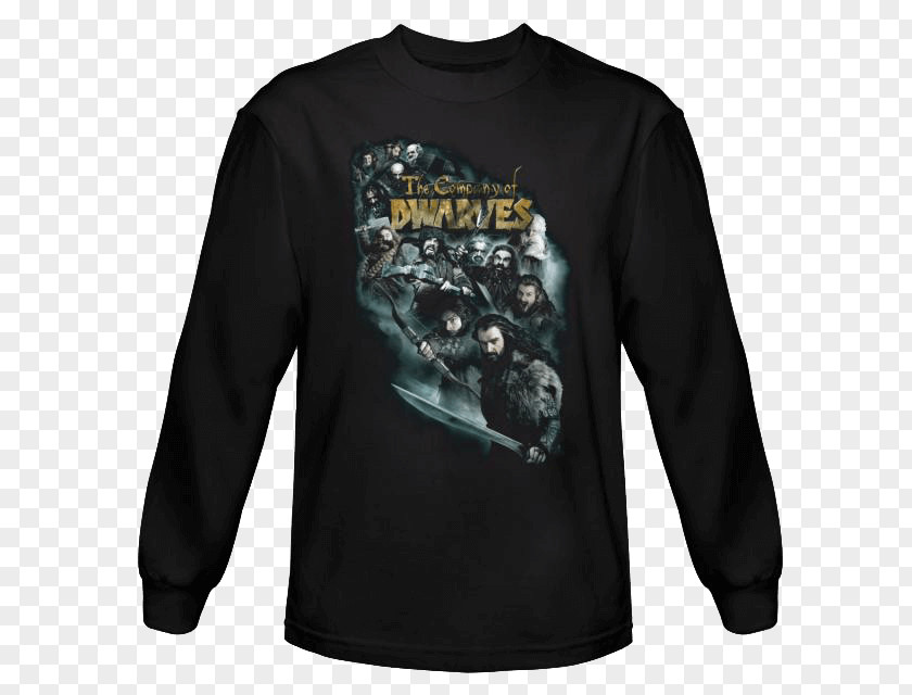 The Hobbit T-shirt Thorin Oakenshield Hoodie Lord Of Rings PNG