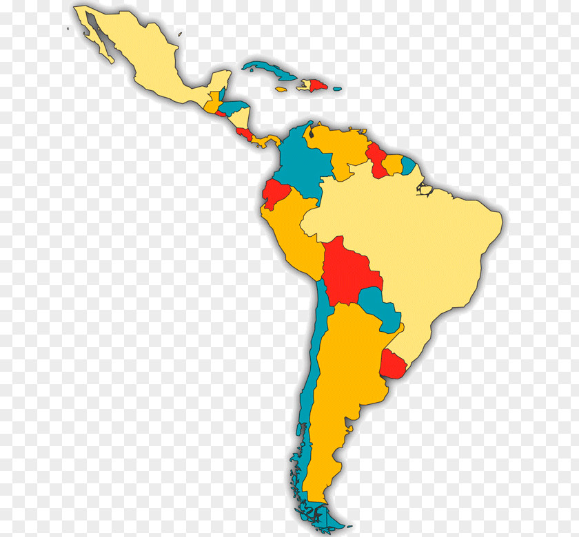 America Latina Caribbean Mapa Polityczna Mexico Information PNG