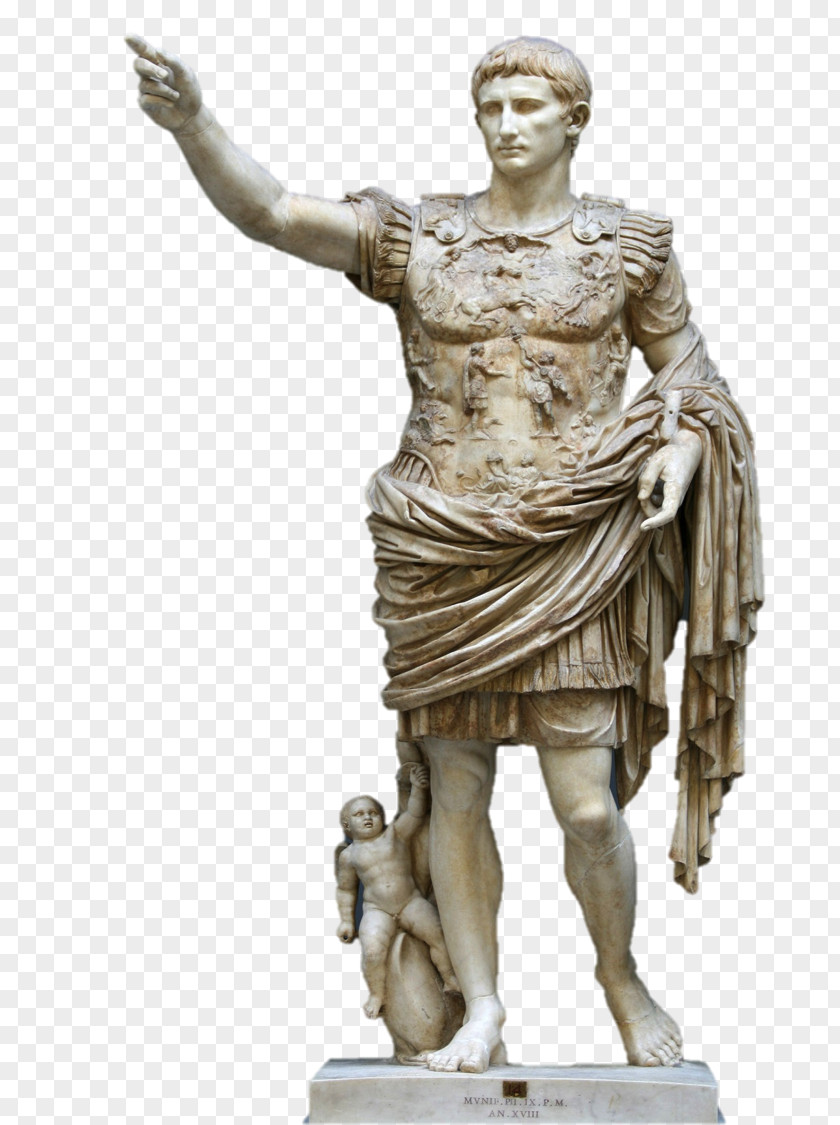 Augustus Of Prima Porta Roman Empire 63 BC Doryphoros PNG