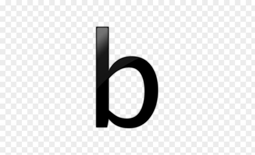 Icon Letter B Vector Logo Brand Black Font PNG