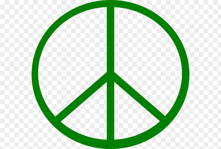 Peace Green Circle Symbols Clip Art PNG