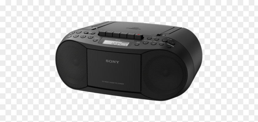 Sony Electronics Manuals Boombox Compact Cassette Corporation CFDS70B Disc PNG