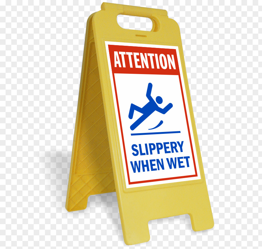 Wet Floor Sign Safety Swimming Pool Hazard PNG