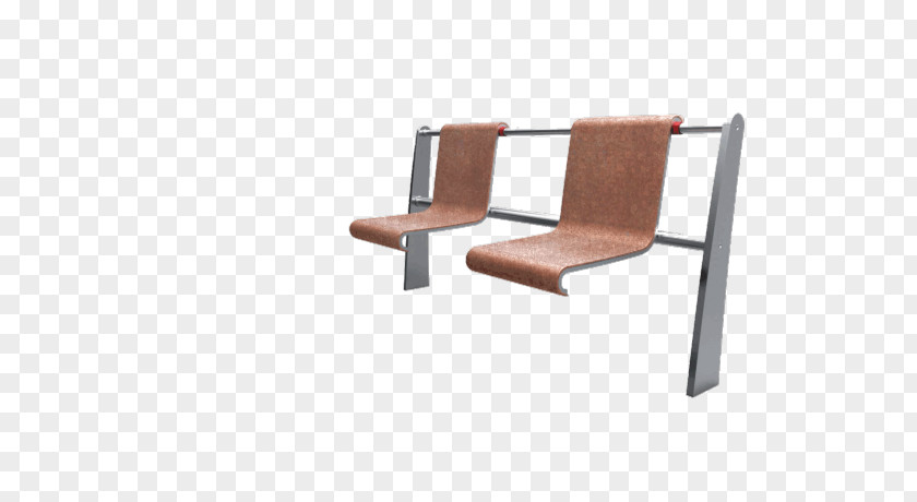 Park Chair Bench Steel Galvanization Metal PNG