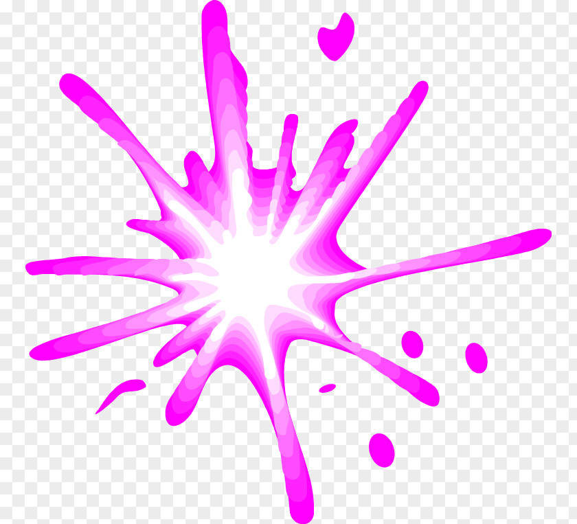 Pink Paint Splash Clip Art Illustration Image Vector Graphics PNG