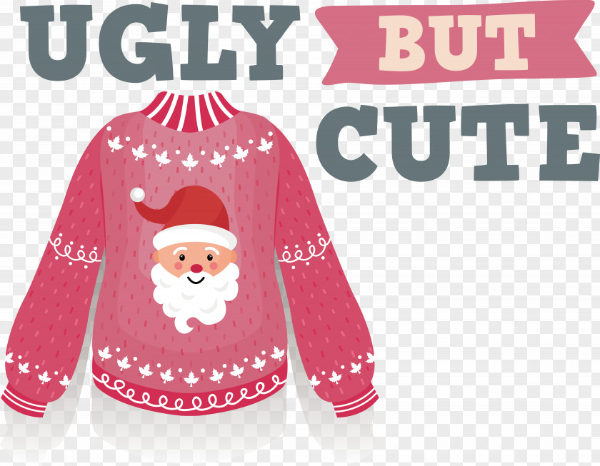 Ugly Sweater Cute Sweater Ugly Sweater Party Winter Christmas PNG