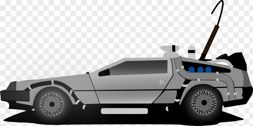 Car DeLorean DMC-12 Dr. Emmett Brown Motor Company Time Machine PNG