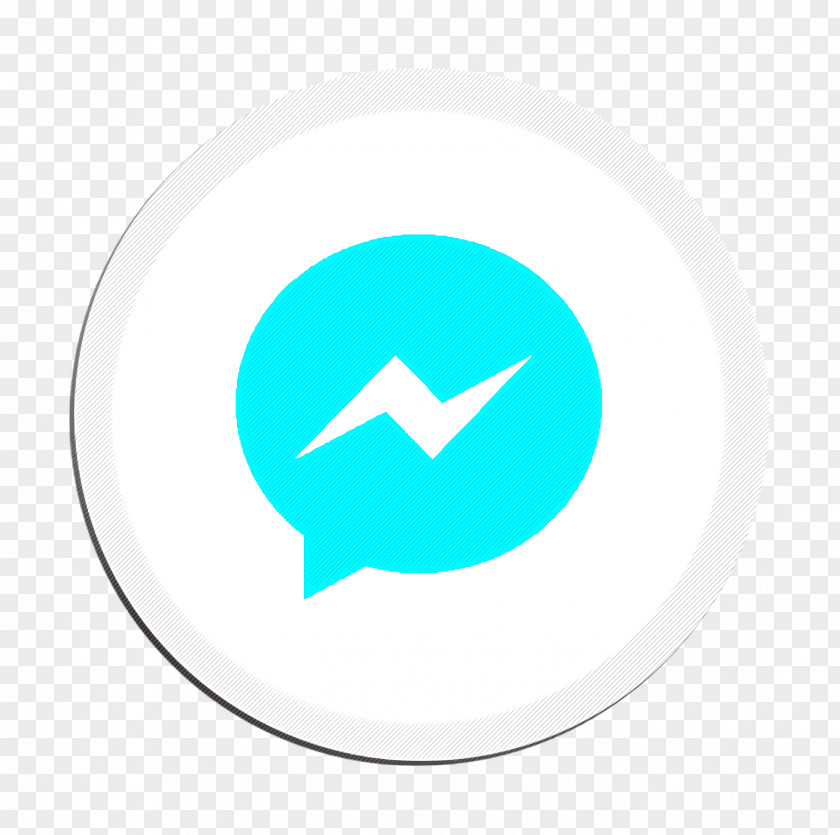 Electric Blue Logo Chat Icon Facebook Message PNG