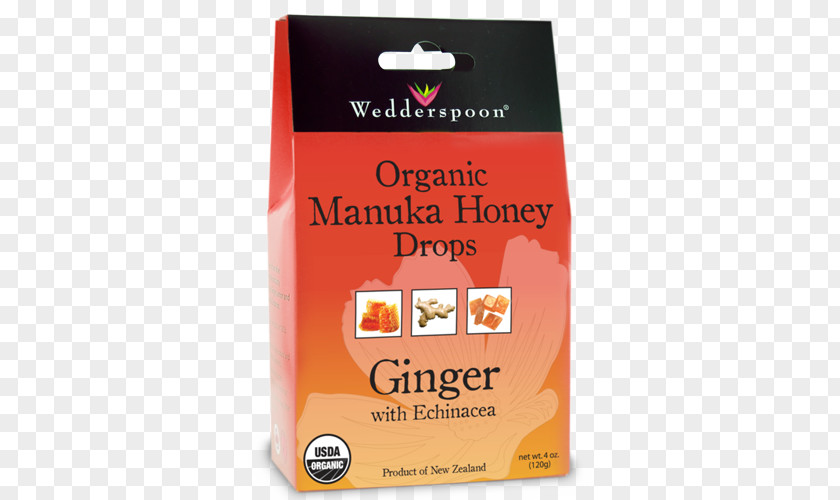 Honey Mānuka Manuka Throat Lozenge Wedderspoon Organic USA PNG