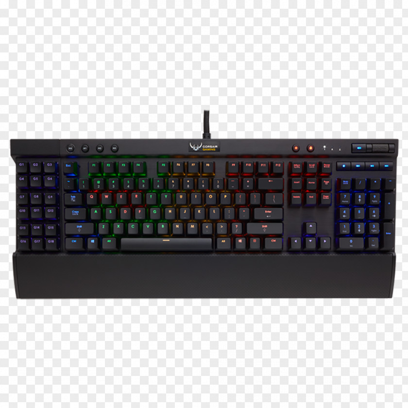 Mechanical Parts Computer Keyboard Corsair Gaming K70 LUX RGB Cherry Color Model PNG