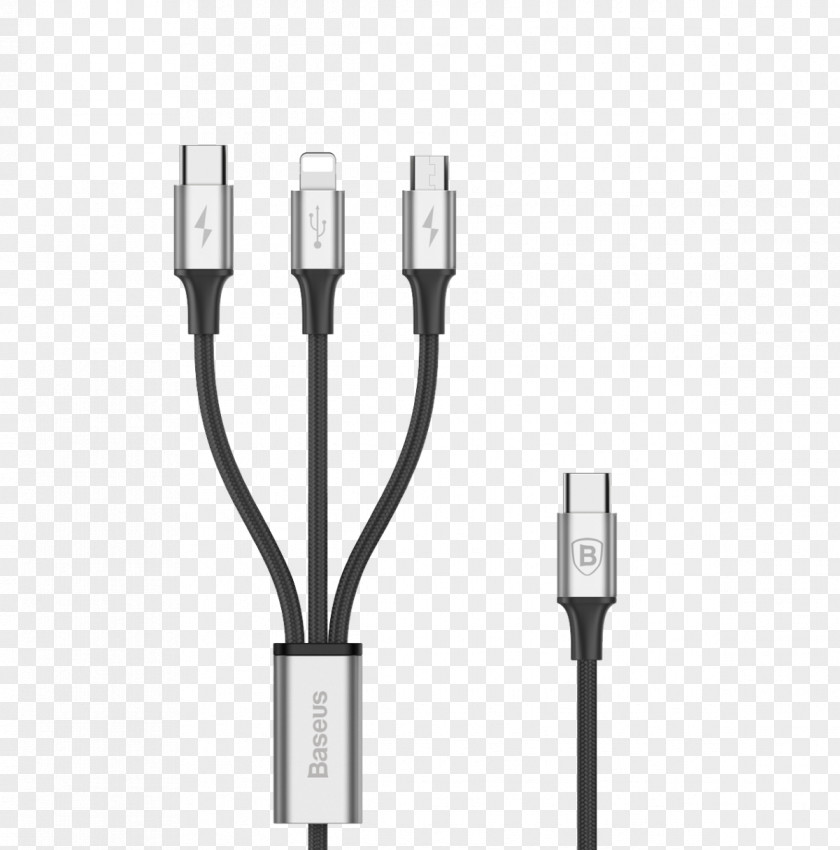 Micro Usb Cable Battery Charger USB-C Micro-USB Lightning PNG