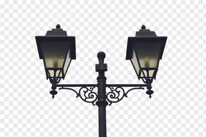 Street Light Silhouette Clip Art PNG